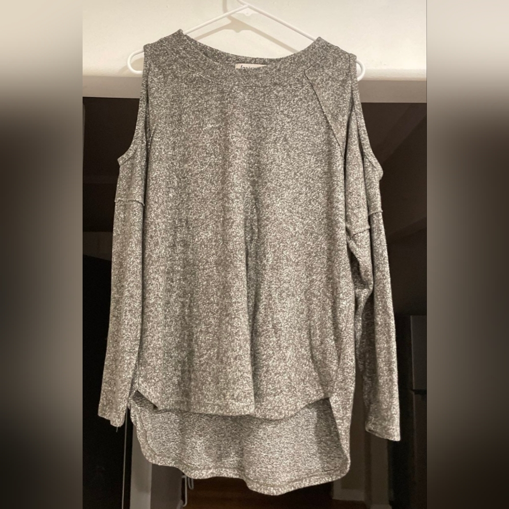 Cold Shoulder Sweater: Size M